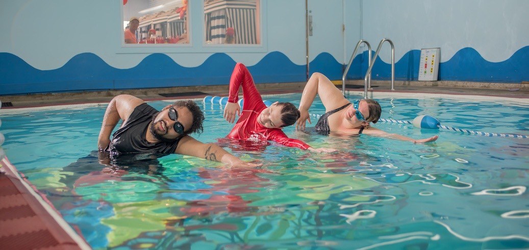 Clase de natación